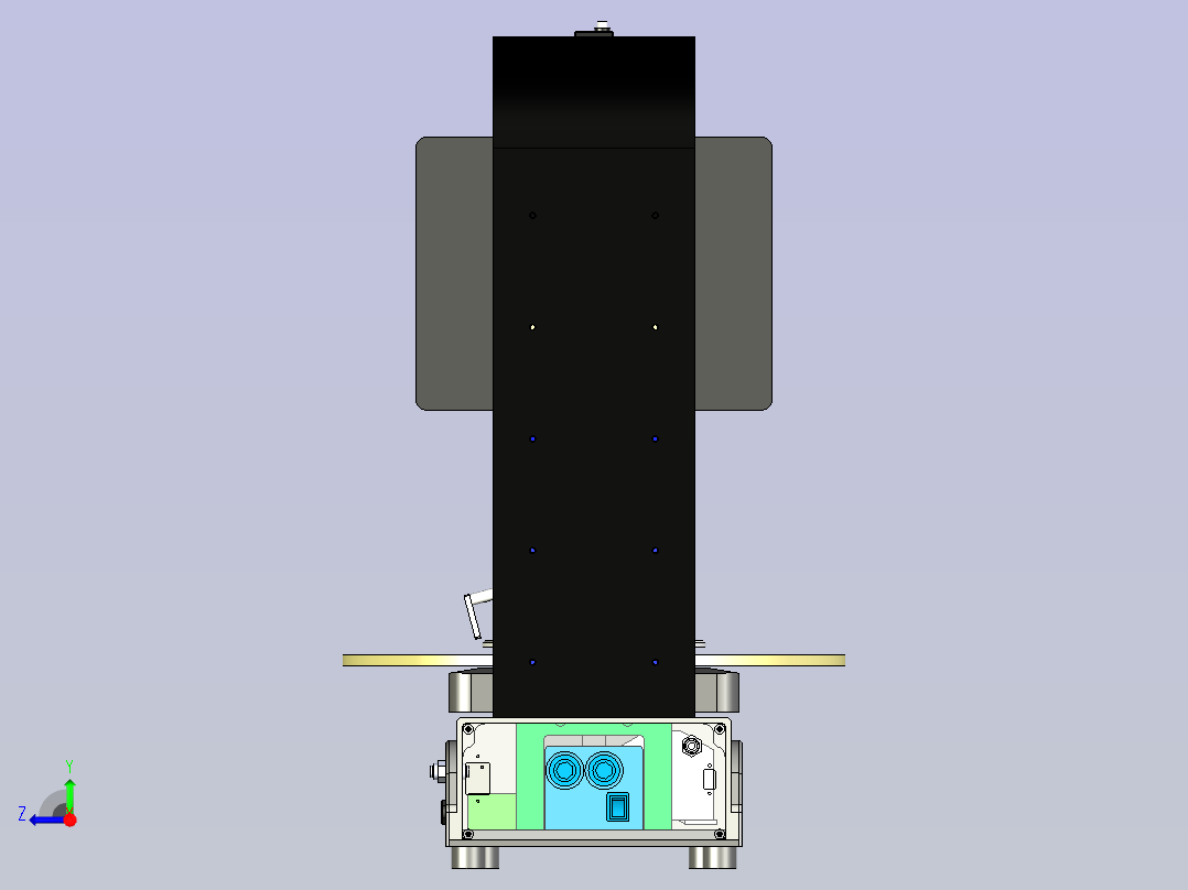 标机检测设备右视图
