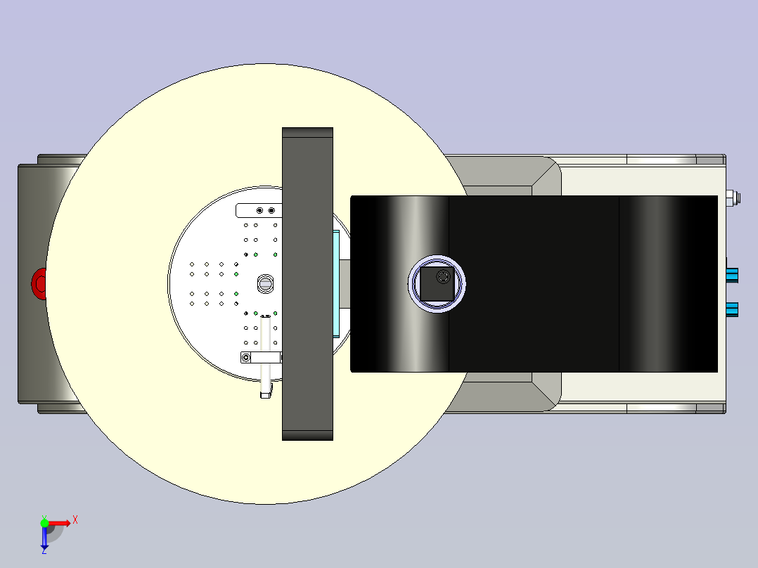 标机检测设备俯视图