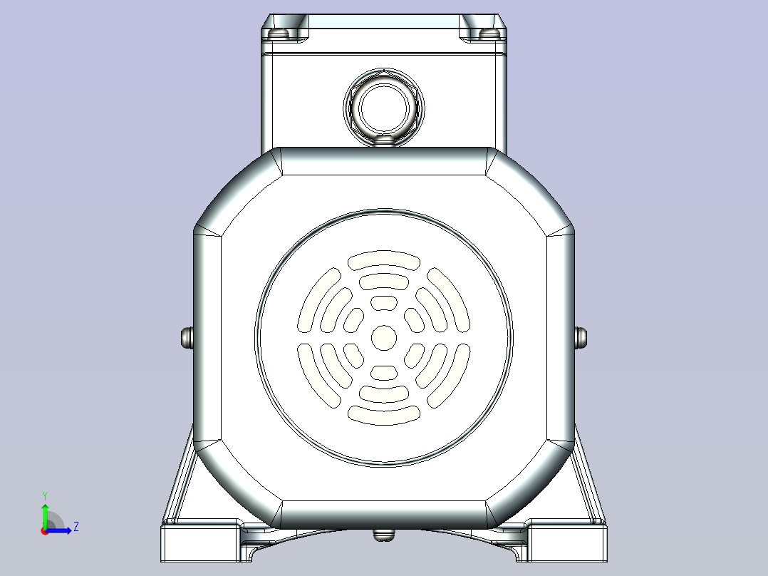 精研卧式标准电机 s250h02-U左视图