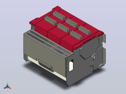 NXA40FN_H36-40 3P抽屉万能式断路器三维模型202208