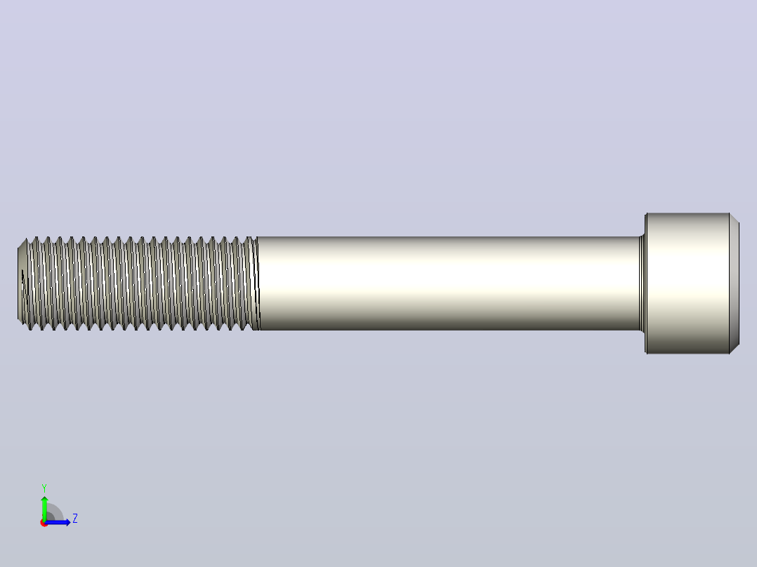 DIN_EN_ISO_4762_M24x160.ipt内六角螺钉左视图