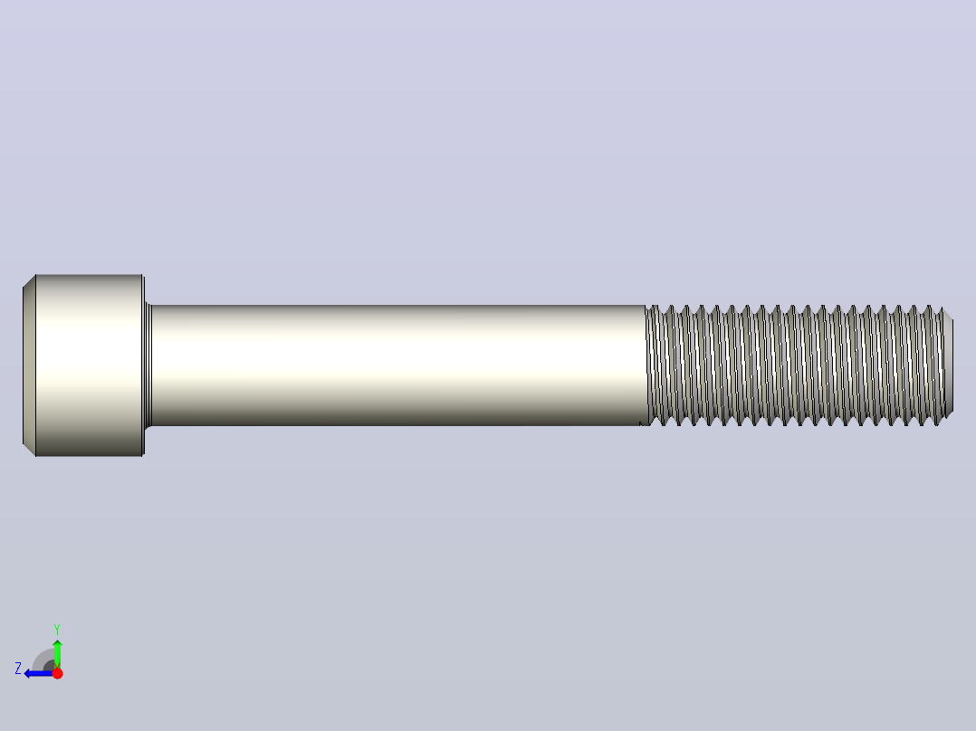 DIN_EN_ISO_4762_M24x160.ipt内六角螺钉右视图
