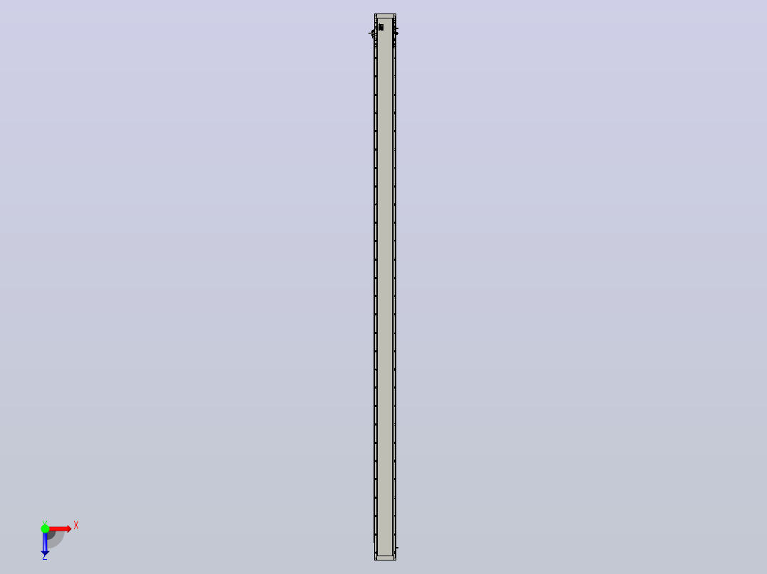 直驱直线电机轴TPA-LNP3-140-55C3-1-L3300-3-C-10-N3俯视图