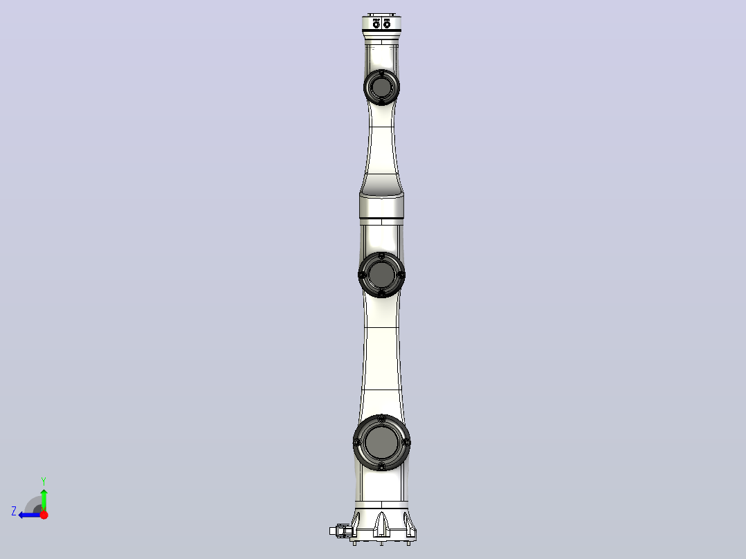 HansRobot_P05 5kg 800_总线末端-STEP右视图