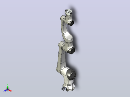HansRobot_P05 5kg 800_总线末端-STEP正等轴测缩略图