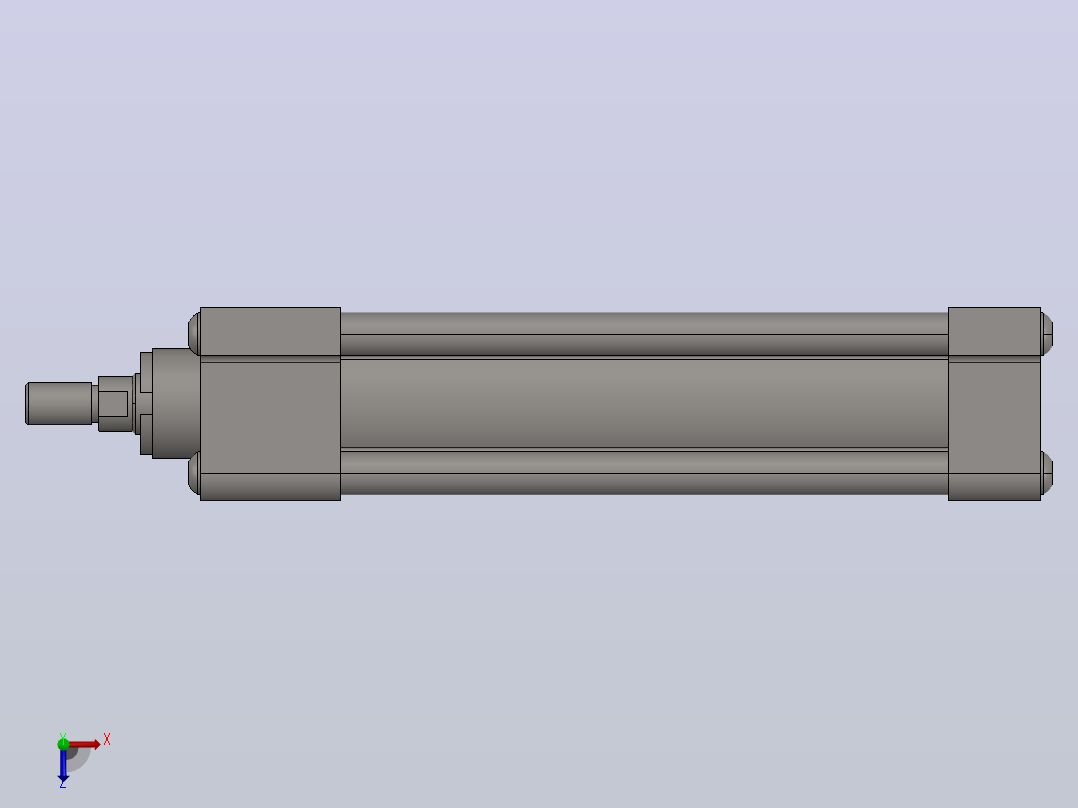 PARKER 气缸1-1_2CC2MA3U14AC5.00_6043,6099,7011俯视图