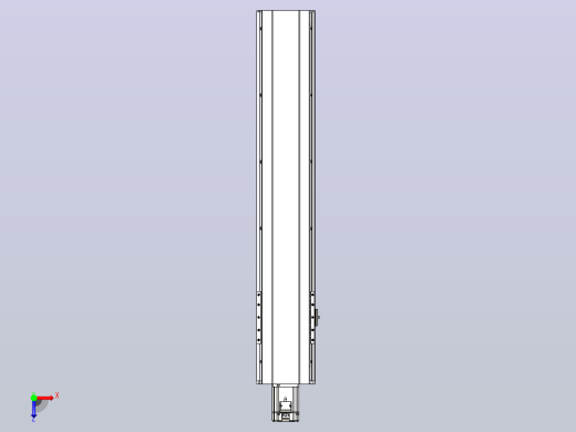 日规模组半封闭丝杆TPA-HNR-175D-2510C-L800-M-C-P75-N3俯视缩略图
