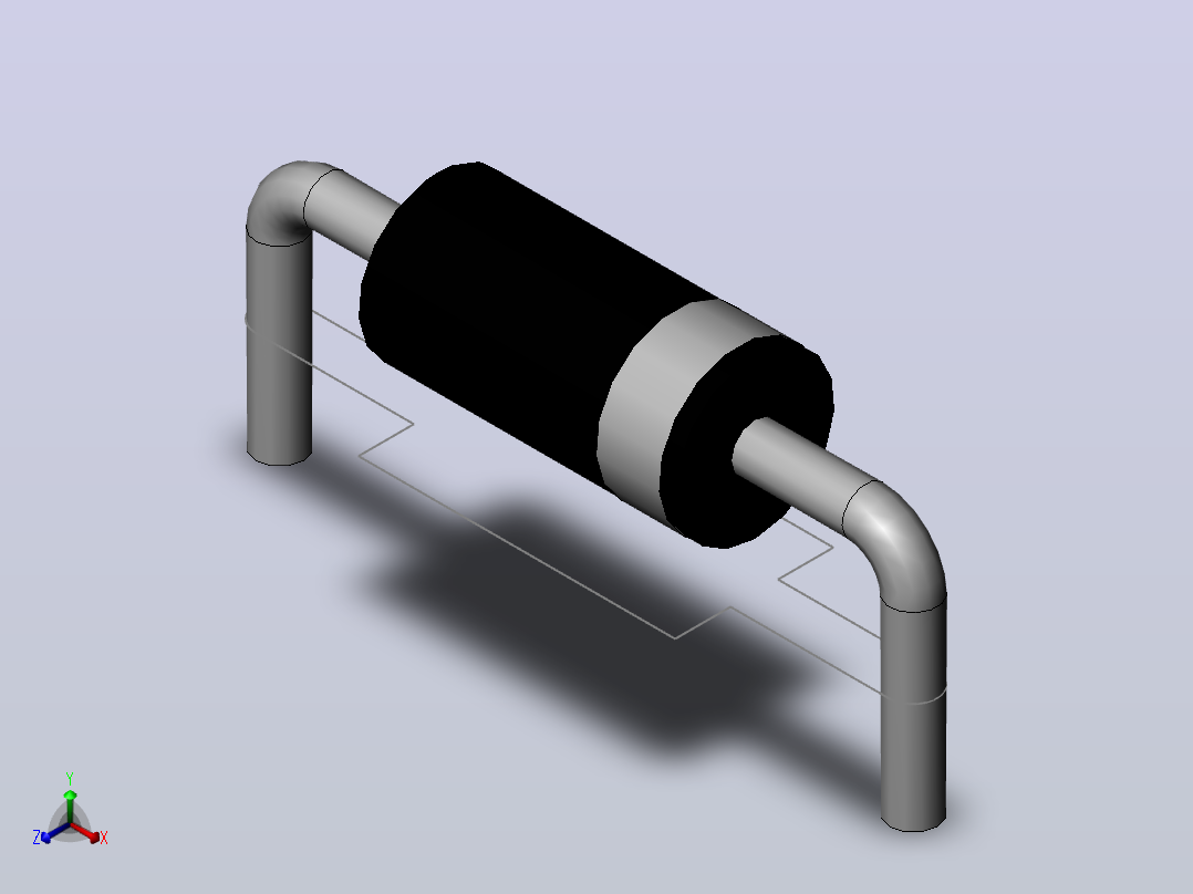 电子器件Diode0_41正等轴测图