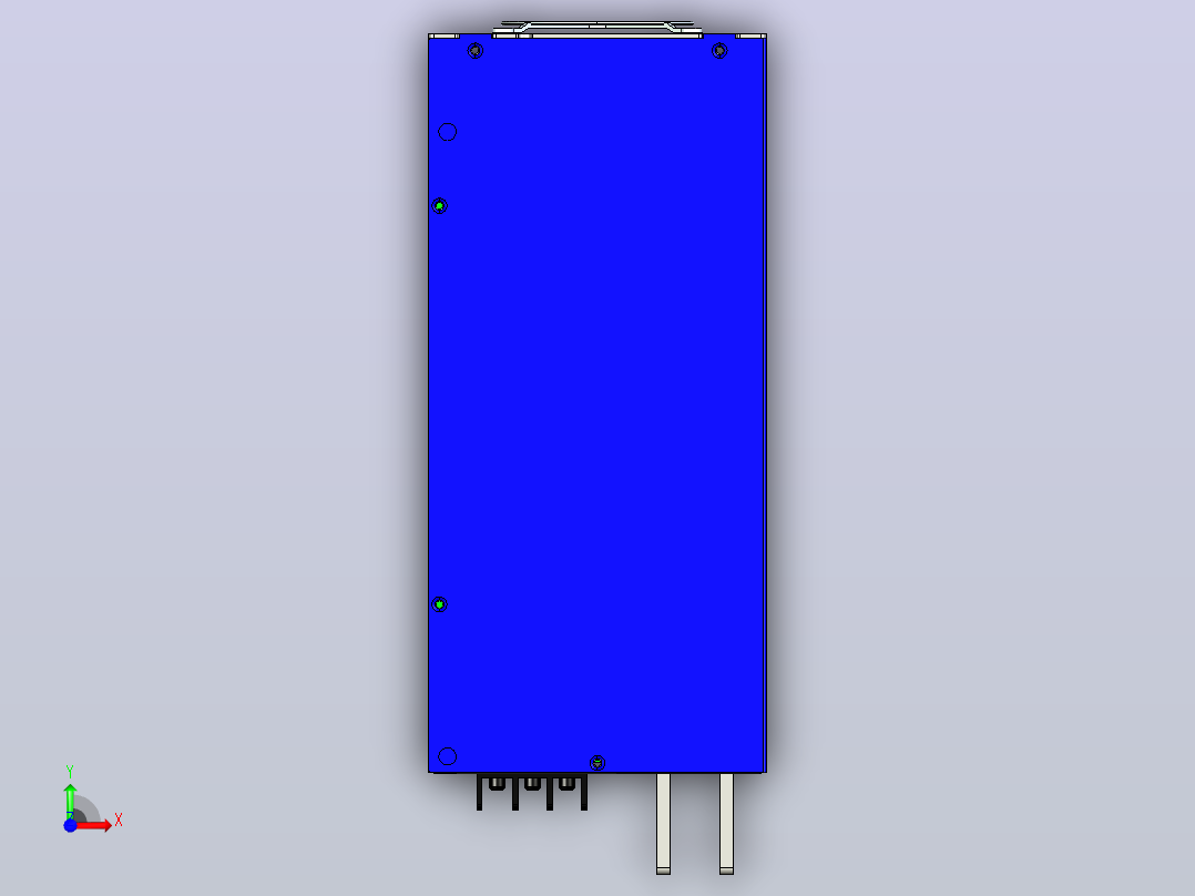 明纬开关电源适配器变压器RSP-1500-5前视图
