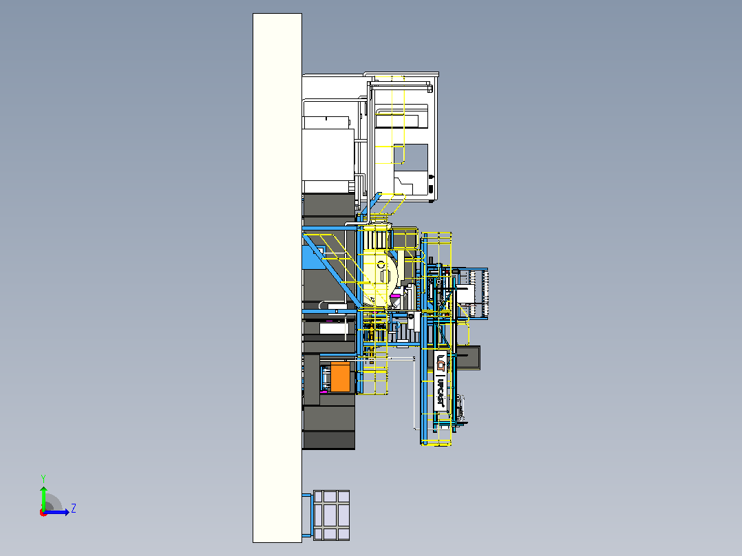 TEHO工厂3d秘鲁左视图