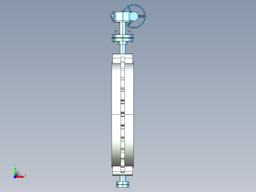 815L凸耳式美标蝶阀[API815L-32”]前视缩略图