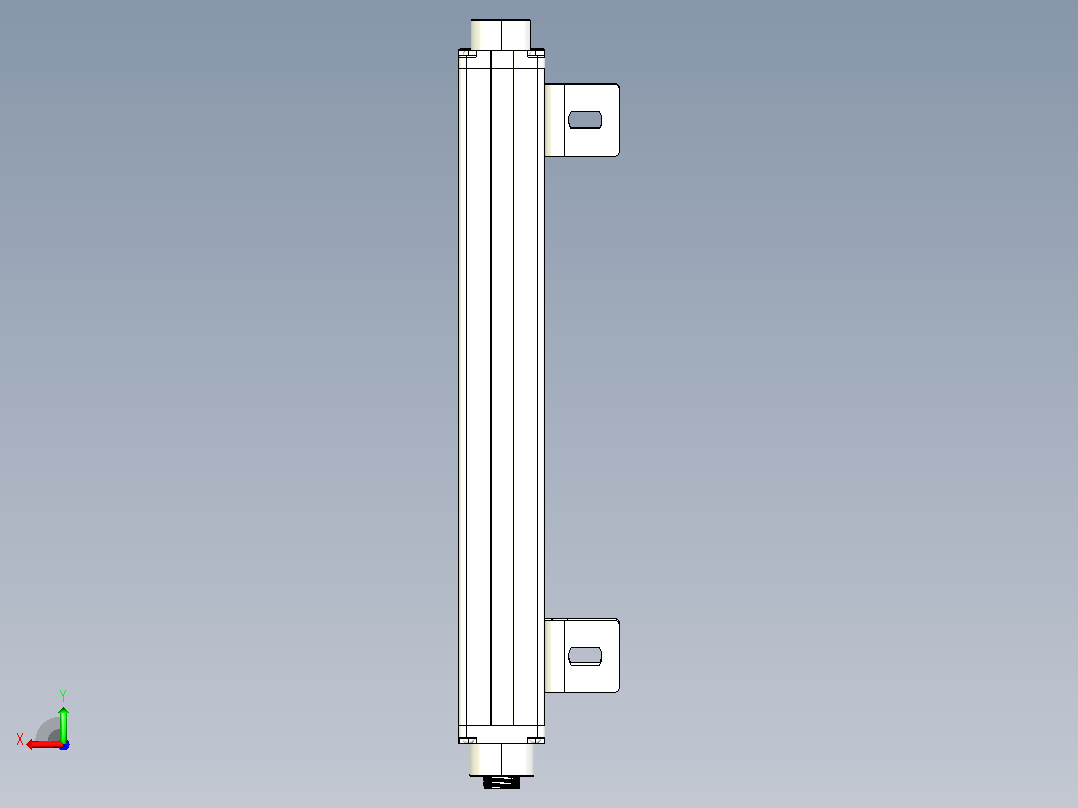 XTN2410（总高：310mm）安全光栅后视图