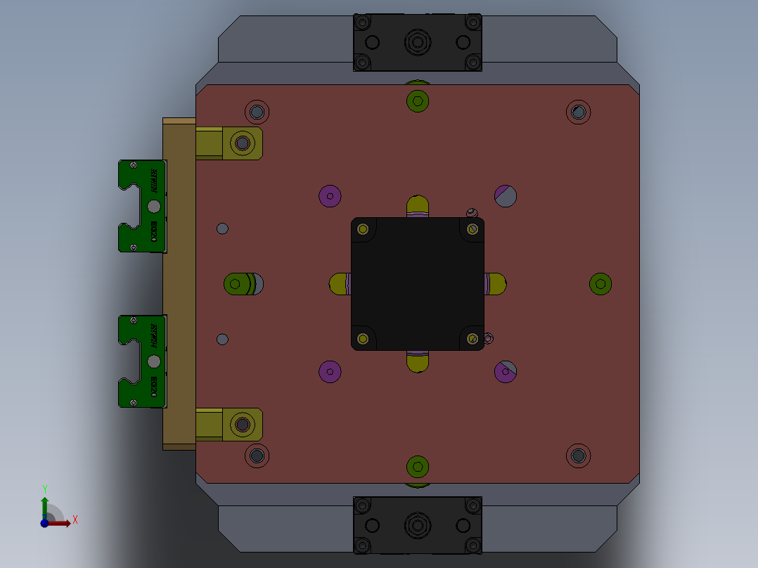 可调取放O圈机构sw17可编辑前视图