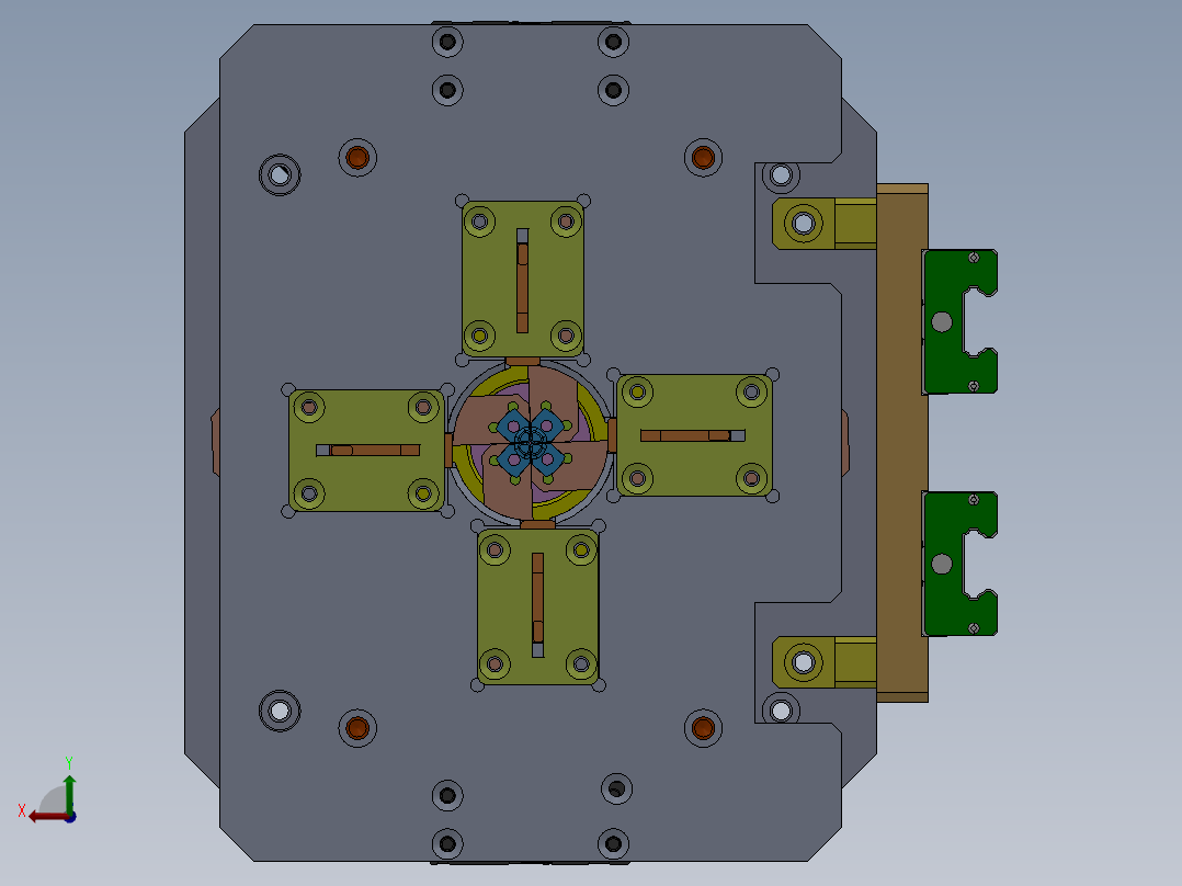 可调取放O圈机构sw17可编辑后视图
