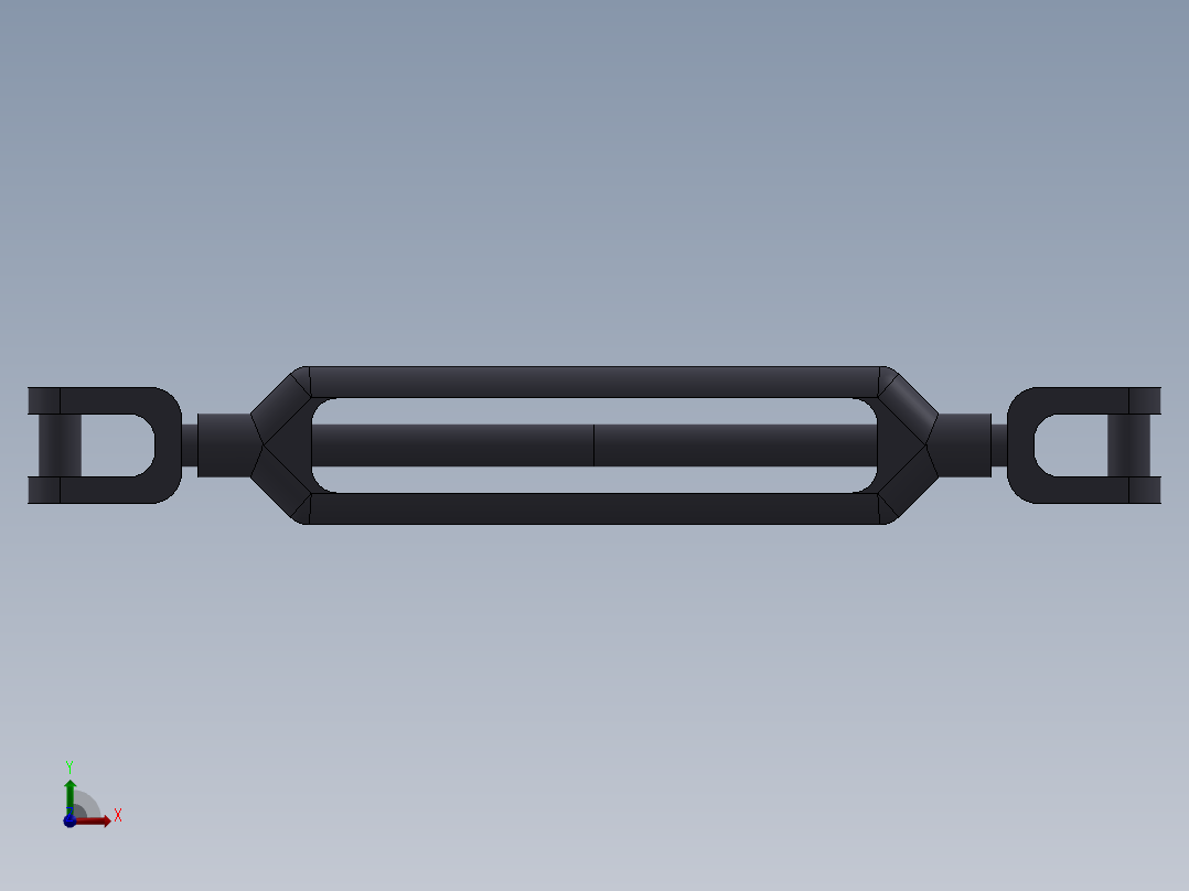 花篮螺栓UU型JW3302前视图