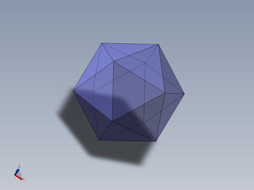 正二十面体 夹角138.18968