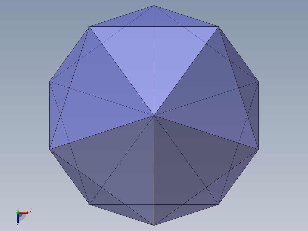 正二十面体 夹角138.18968俯视图