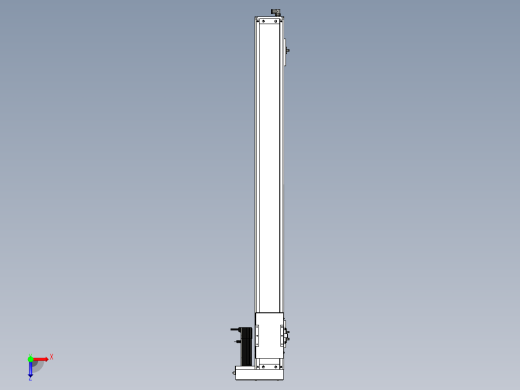 Toyo东佑达直线模组-ECH10-1050-BR-100W+煞車俯视缩略图
