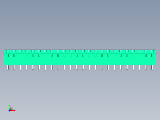 DEGSON 2EDG 系列 5.0mm 可插拔接线端子组-2EDGVC-5.0-24P-14-00AH前视缩略图
