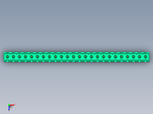 DEGSON 2EDG 系列 5.0mm 可插拔接线端子组-2EDGVC-5.0-24P-14-00AH俯视缩略图