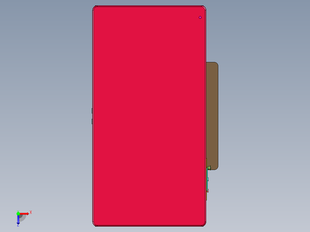 电子设备用多功能贴装机俯视图