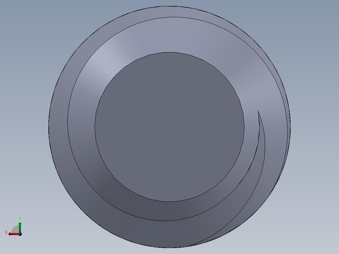 UNC 平头紧定螺钉-UNC SET SCREW 2-58 x 0.250.SLDPRT后视图