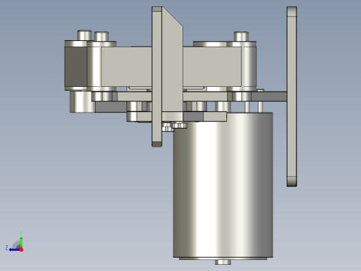 带式砂光机概念设计右视缩略图