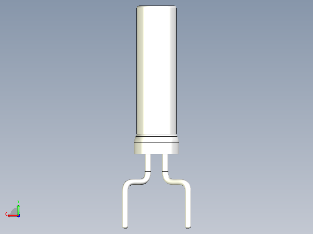 CFPX-56手表晶体，标记频率32，768 kHz。SMD和通孔型号后视图