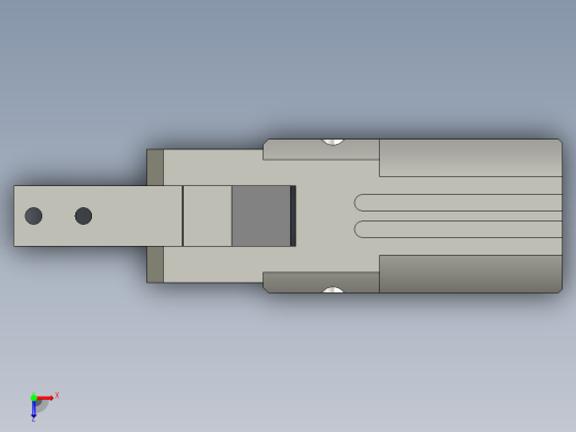 普通气爪PH05-40俯视缩略图