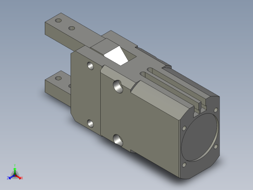 普通气爪PH05-40正等轴测缩略图