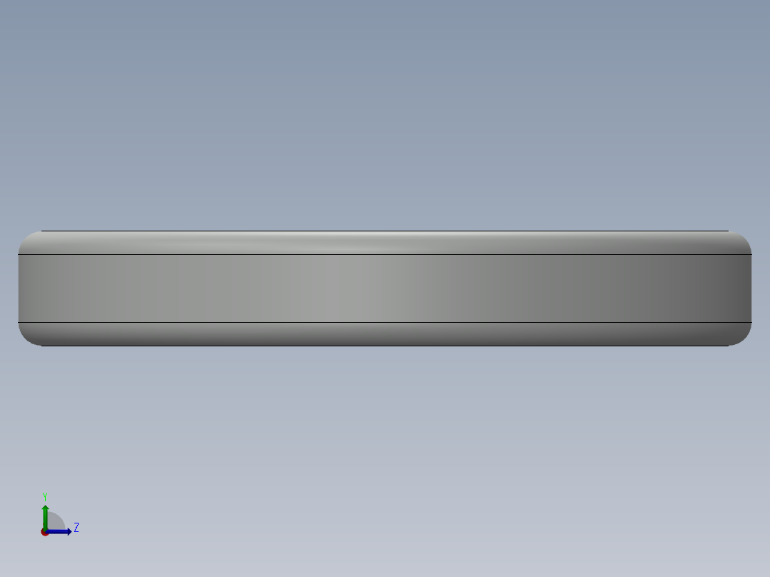 紧固件-0.7500 Split Washer左视图
