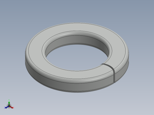 紧固件-0.7500 Split Washer正等轴测缩略图