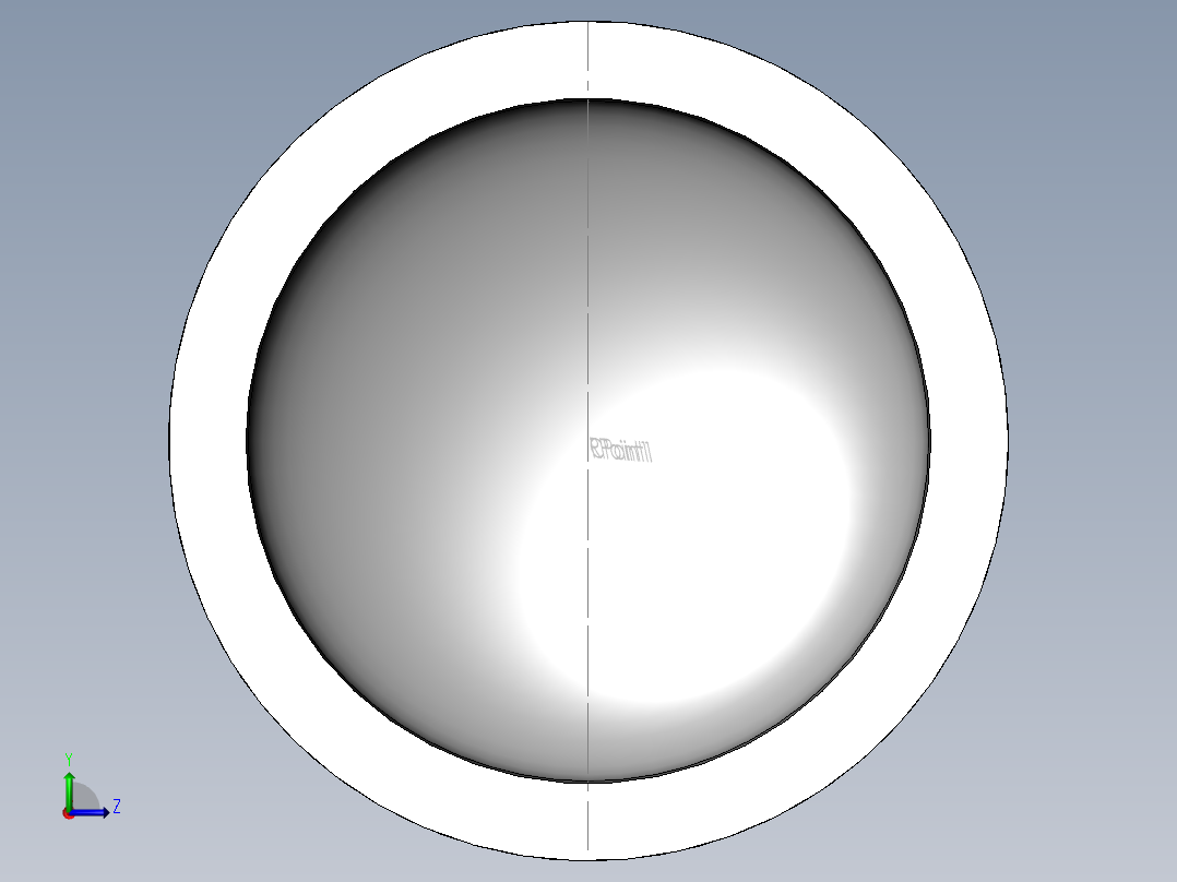 PVC管件-3in End Cap前视图