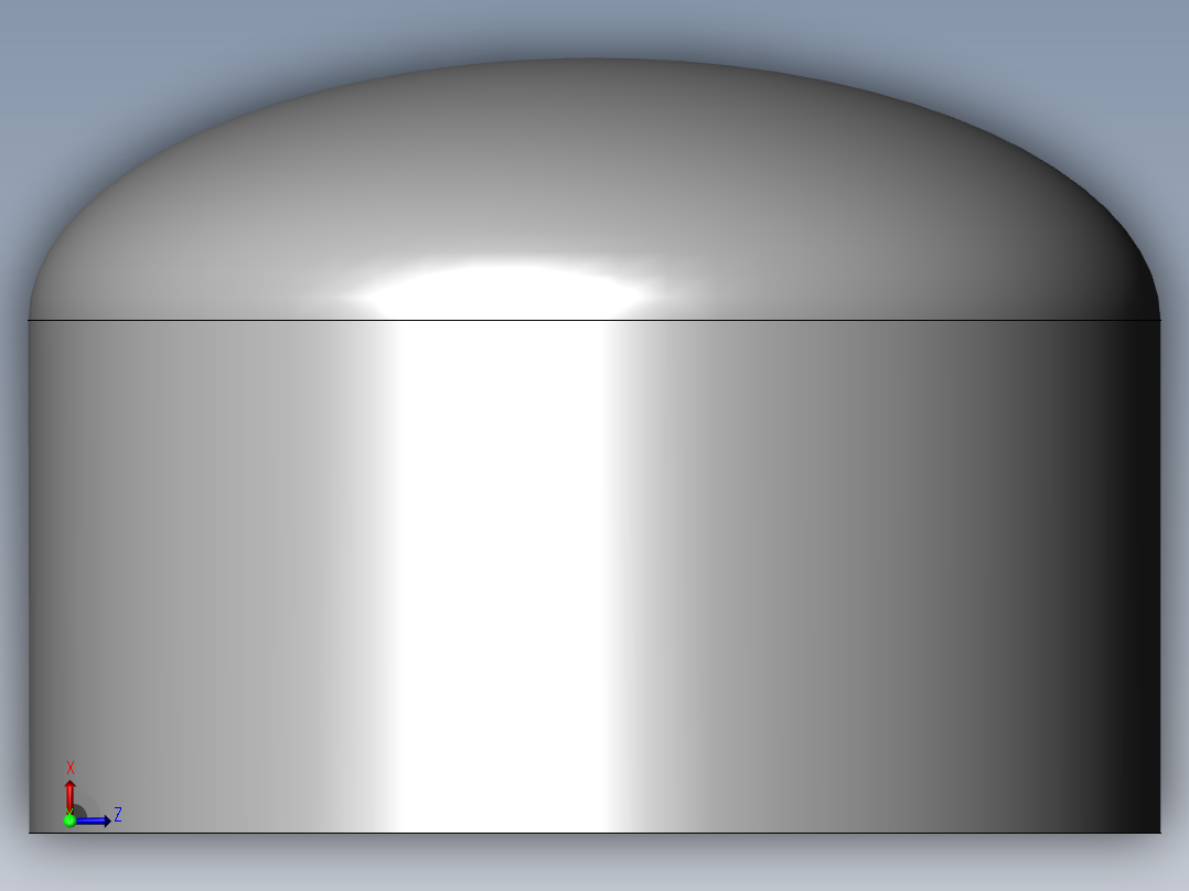 PVC管件-3in End Cap俯视图