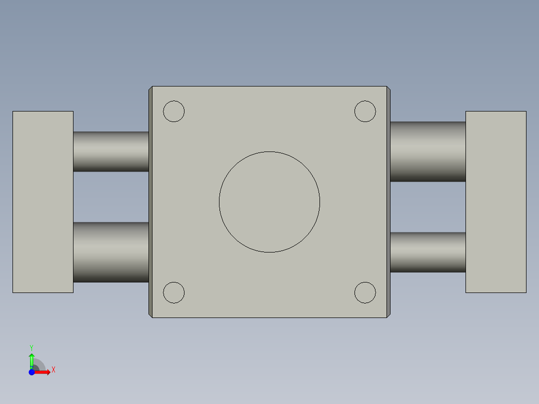 普通气爪PH06-16前视图