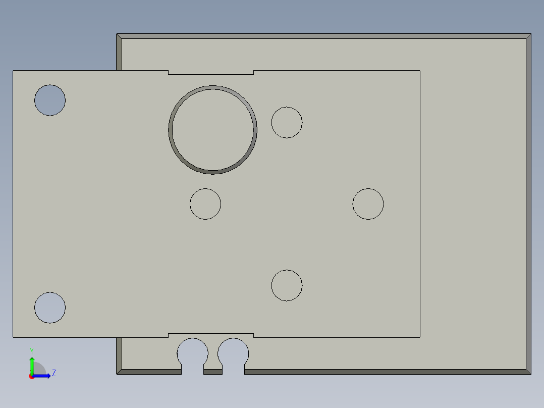 普通气爪PH06-16左视图