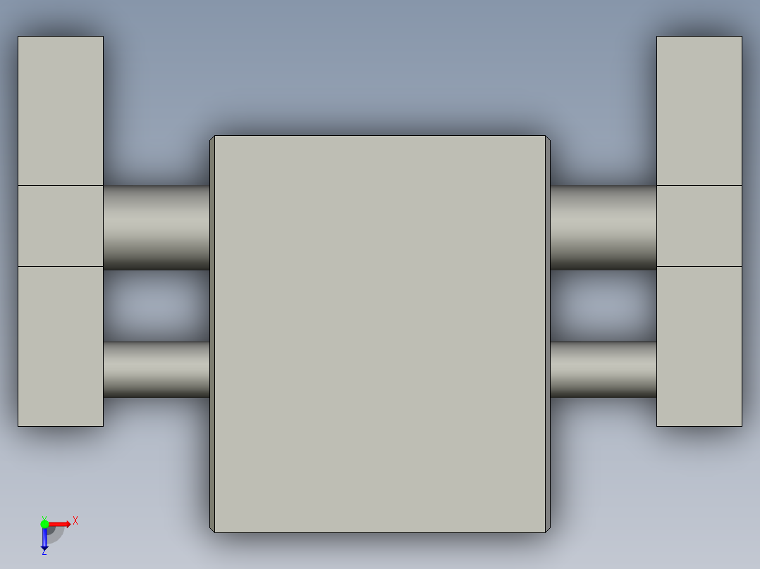 普通气爪PH06-16俯视图