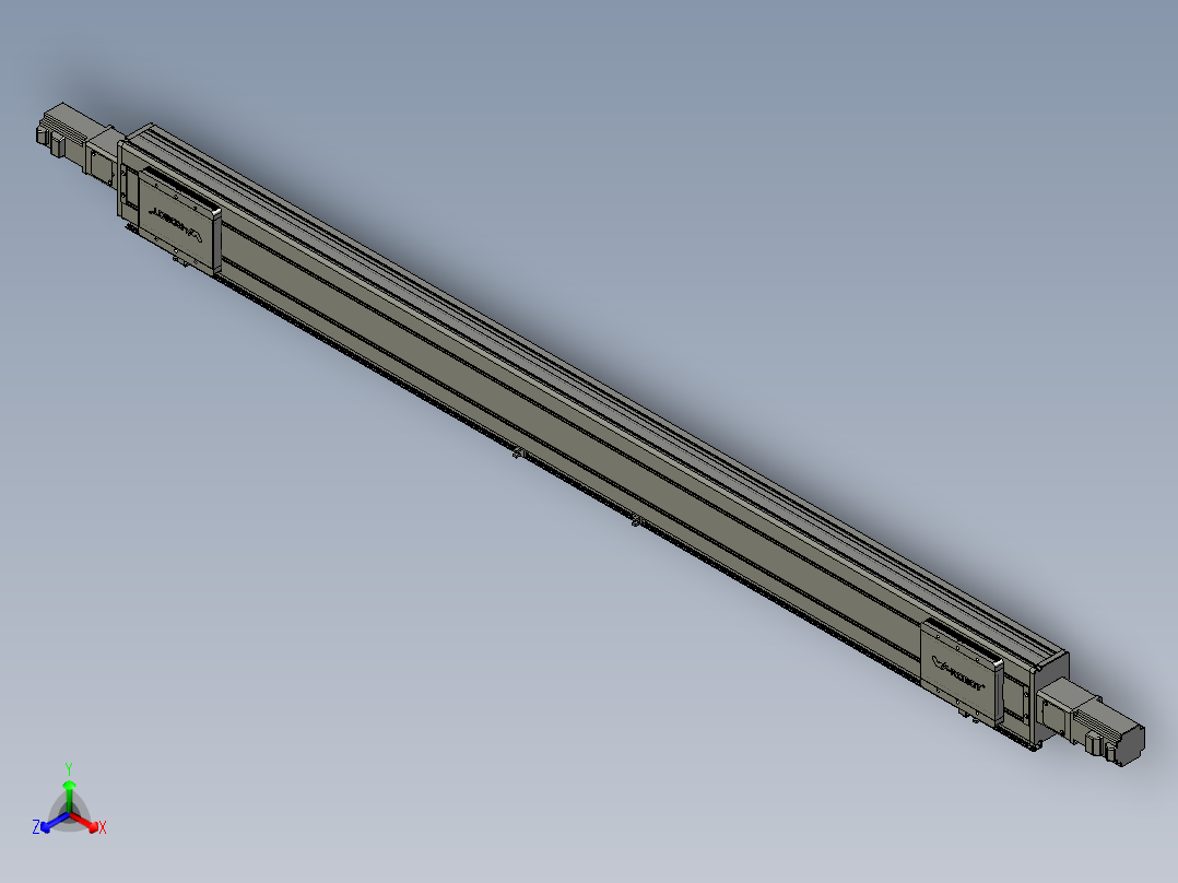 威洛博双电机滑台-VC14D2-S700-BC-P40-C6主视图