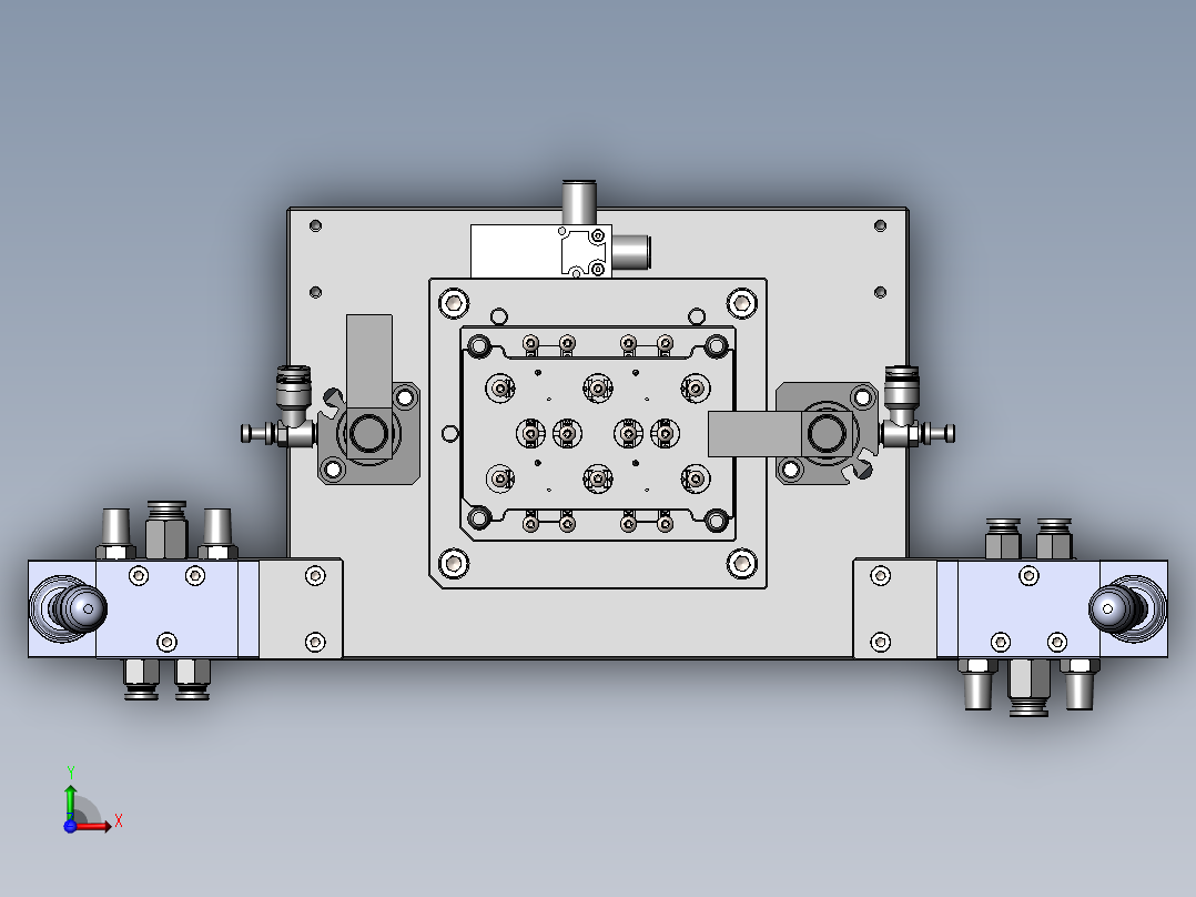 贴胶治具2前视图