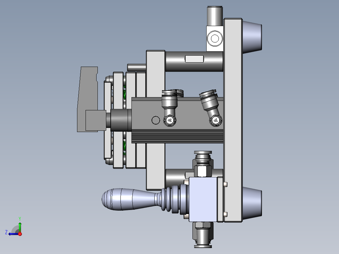 贴胶治具2右视图