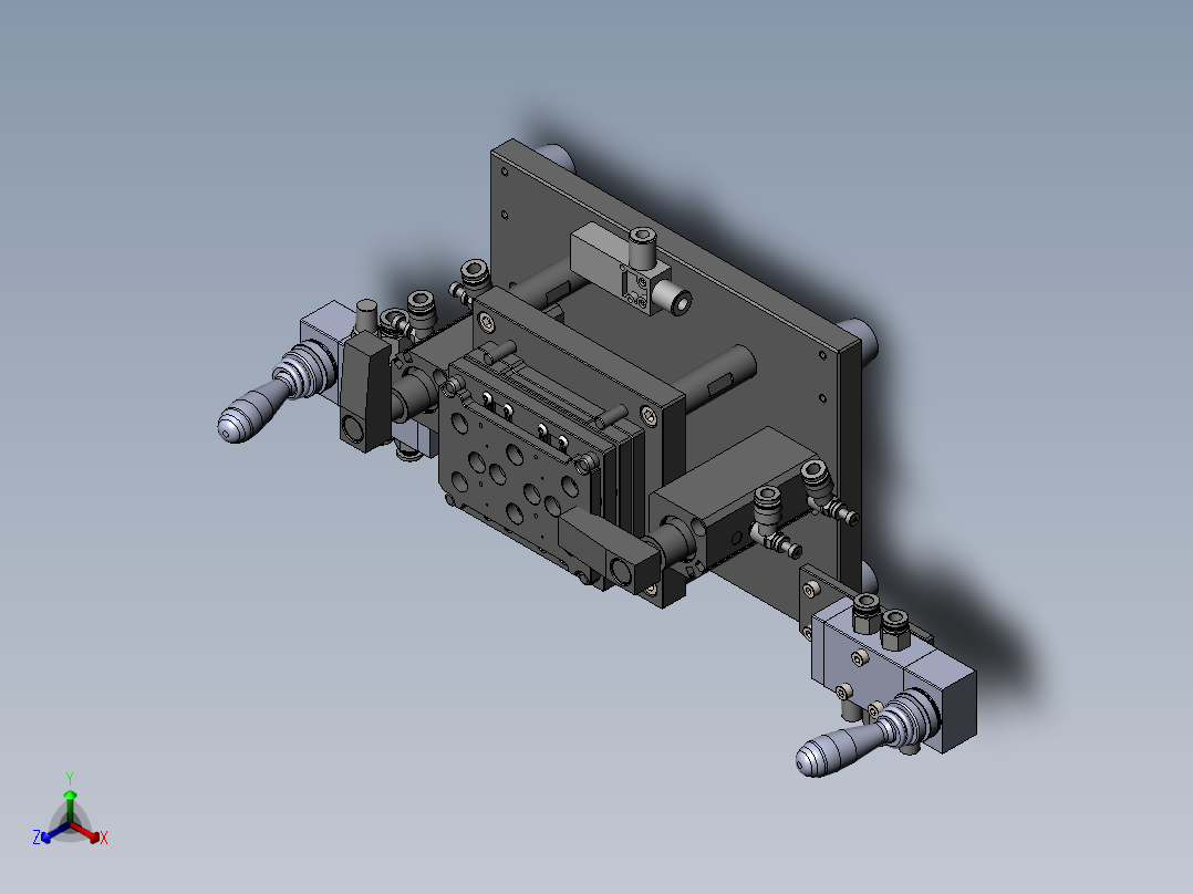贴胶治具2正等轴测图