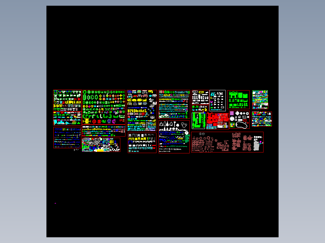 CAD室内家装图库素材大全