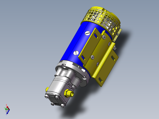 直流电机泵组装
