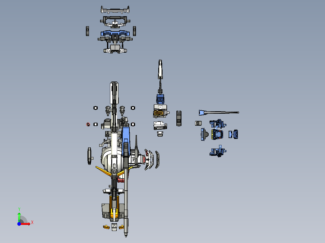 SD MK2超级高达前视图