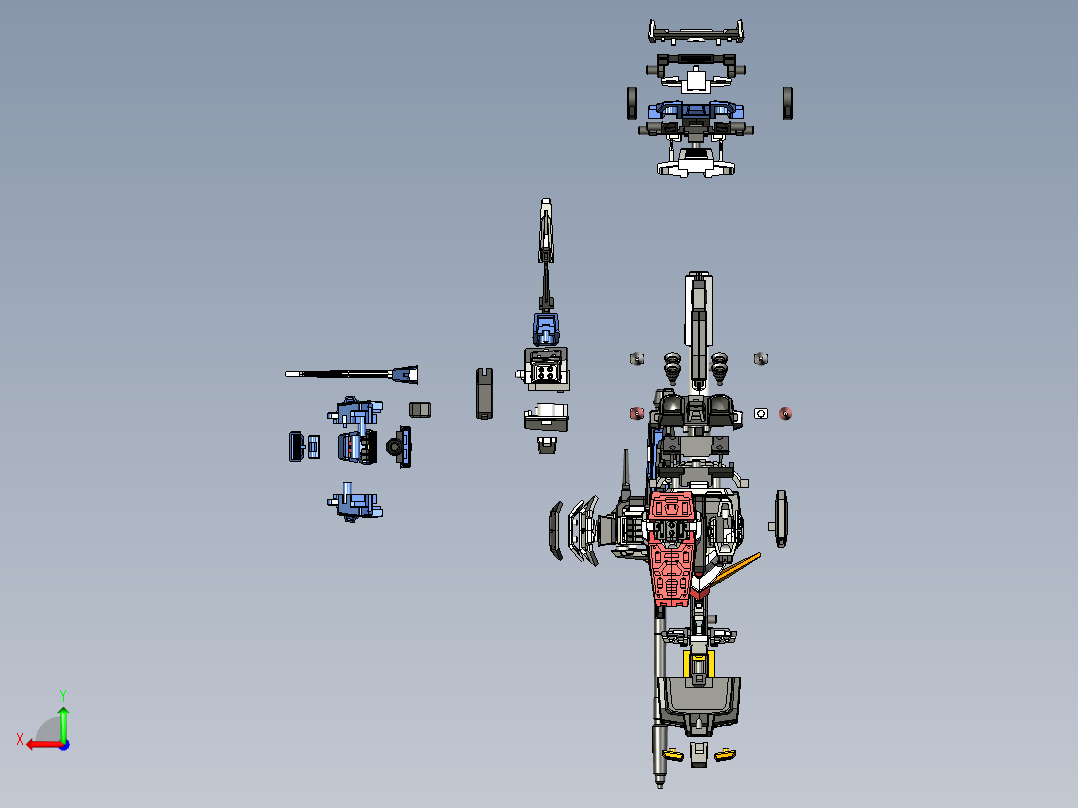 SD MK2超级高达后视图