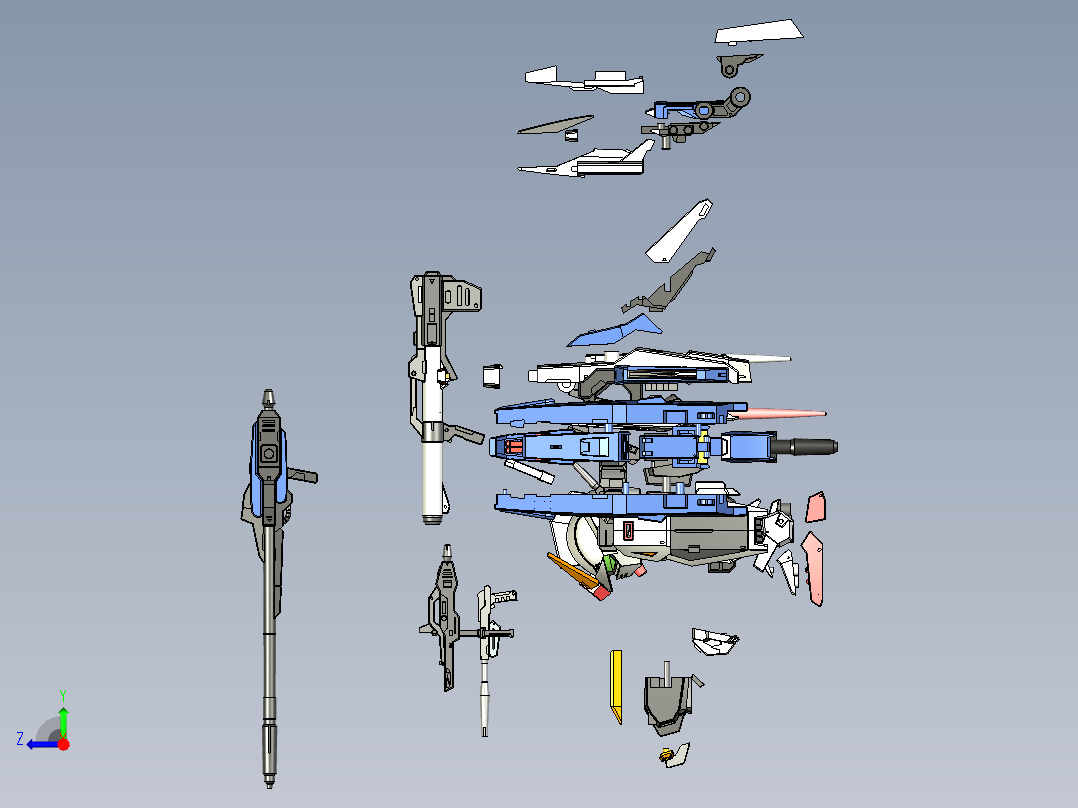 SD MK2超级高达右视图
