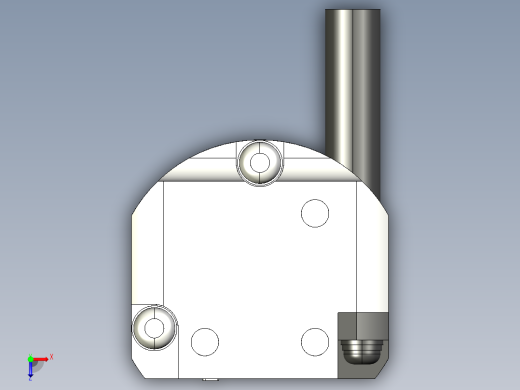 基恩士SL-V40L_T_kc图纸模型俯视缩略图