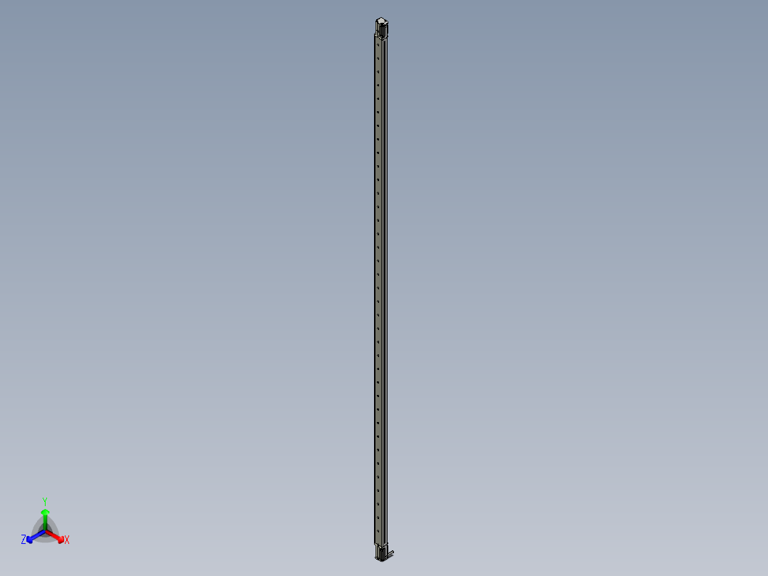 基恩士SL-V40L_T_kc图纸模型正等轴测图