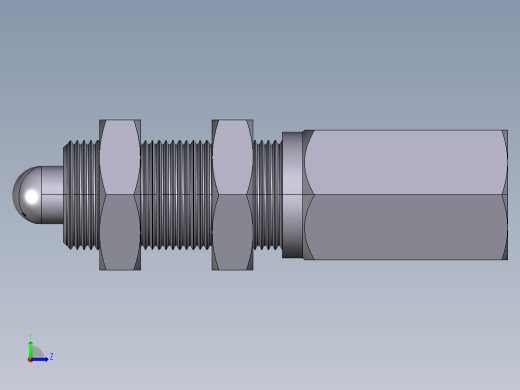感應器配件2501-3D多系列多零件图纸模型左视缩略图