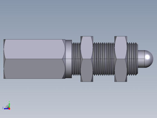 感應器配件2501-3D多系列多零件图纸模型右视缩略图